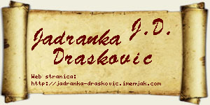 Jadranka Drašković vizit kartica